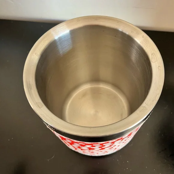 Diane Von Furstenberg square dot ice bucket. - Picture 4 of 4